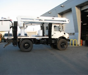 Altec TA60 on Unimog